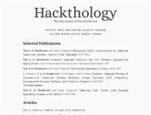 Tablet Screenshot of hackthology.com